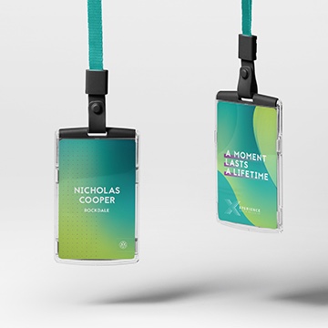 Graphic Design photo of a Volkswagen Lanyard that says 