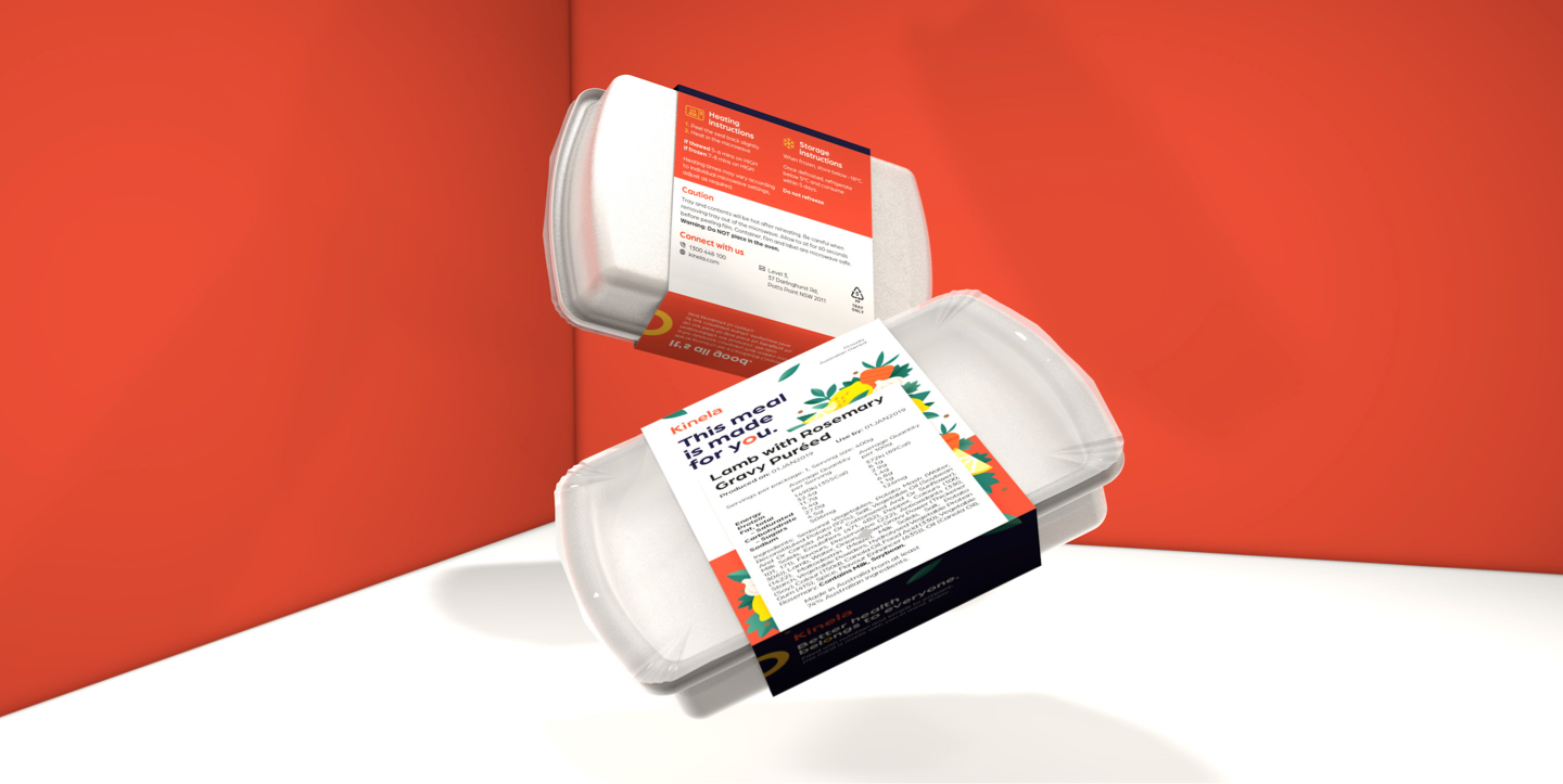 Kinela rebrand packaging