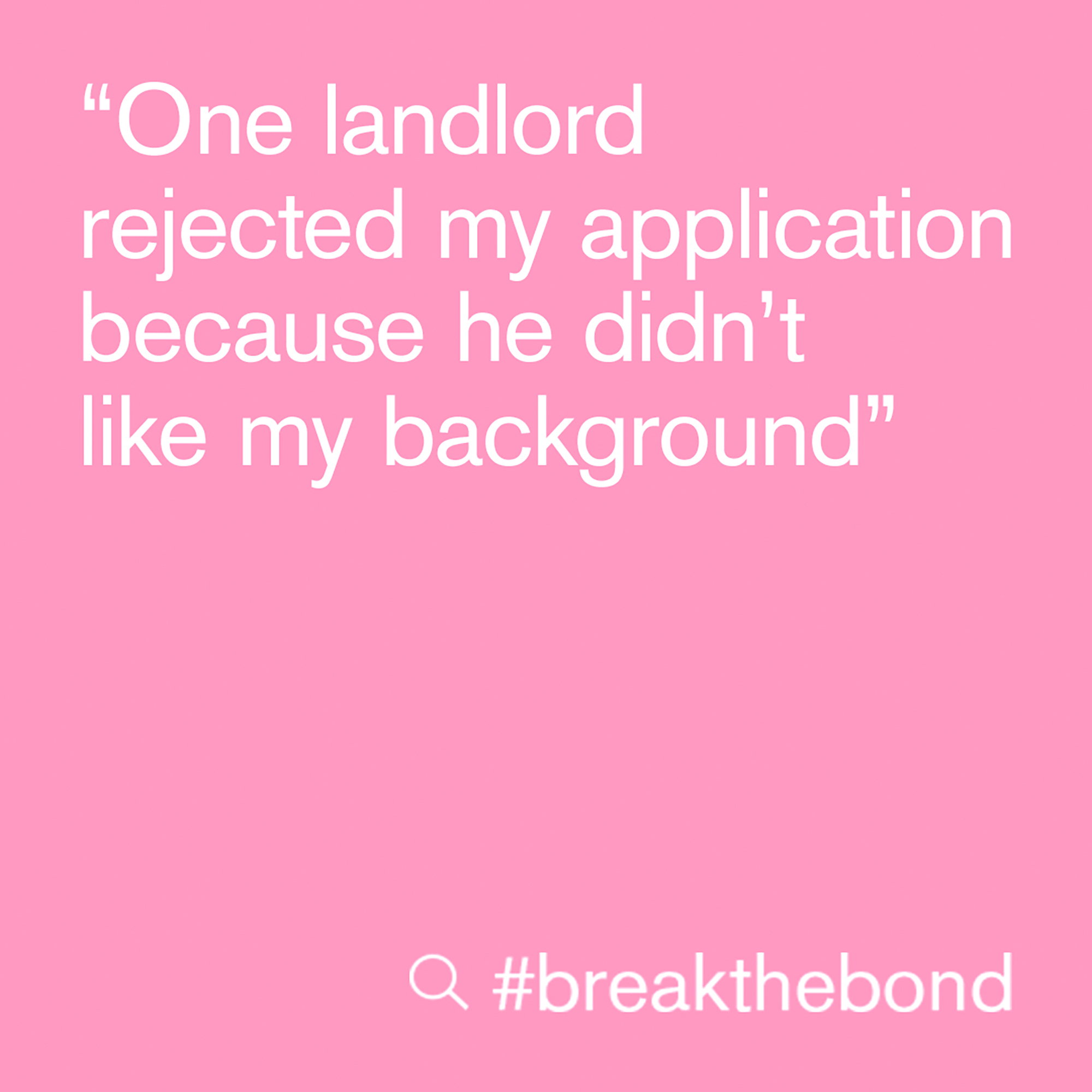 Breakthebond campaign