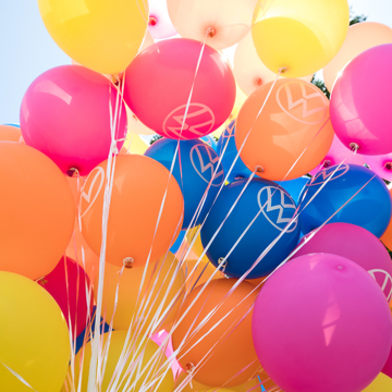 Volkswagen Volksfest balloons