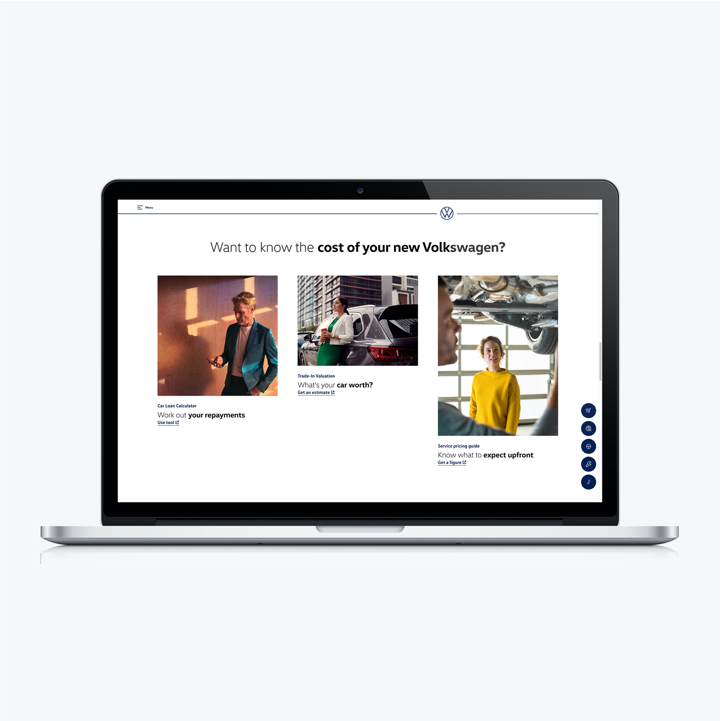 Volkwagen Australia website