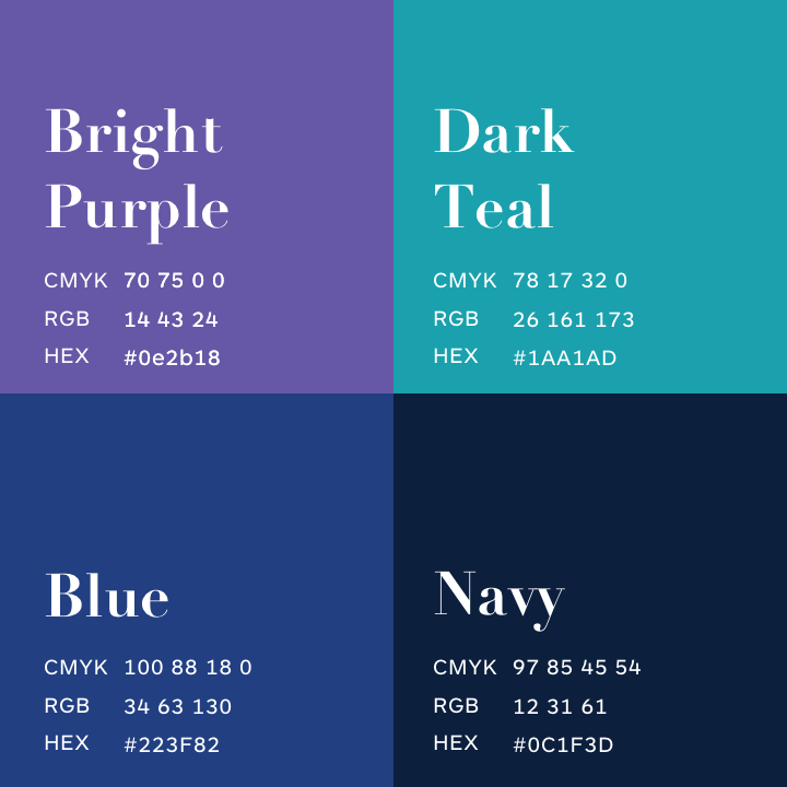 Qudos Bank colour palette image