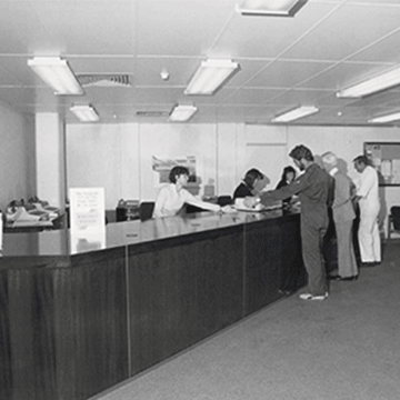 Qudos Bank History GIF loop