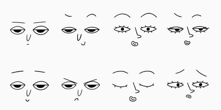 Tote bag illustrated faces exploration for the LIV Munro campaign video